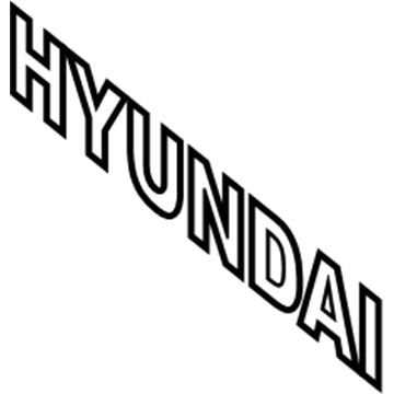 Hyundai 86320-3J000 Emblem