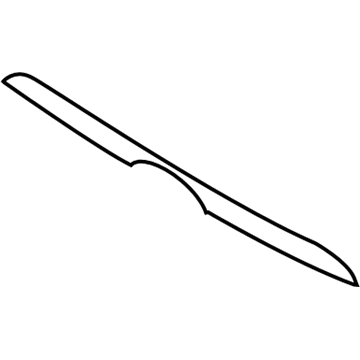 Hyundai 87312-3J000 Garnish-Tail Gate, Upper