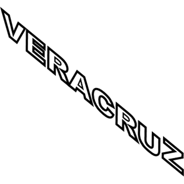 Hyundai 86310-3J000 Veracruz Emblem