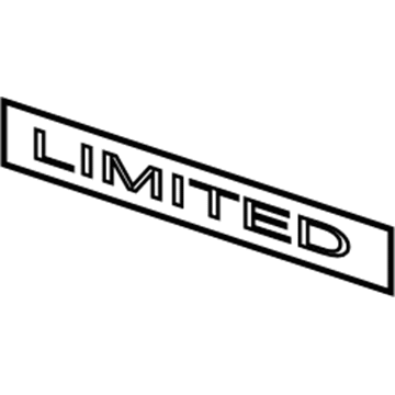Hyundai 86313-3J030 Liftgate Tailgate Hatch-Emblem Badge Nameplate
