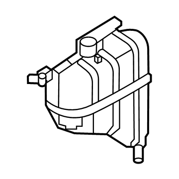 Infiniti 21710-5CF0A Radiator Reservoir Tank Assembly