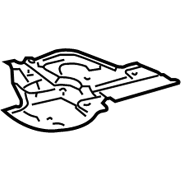 Lexus 55716-60030 Brace, Cowl Top To Apron, LH