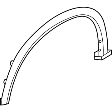 Nissan 63860-6RA0A Moulding Assy-Fillet, Front RH