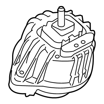 BMW 22-11-6-860-466 ENGINE MOUNT, RIGHT