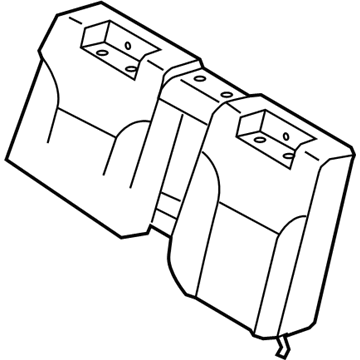 Lexus 71507-30250 Pad, Rear Seat Back(For Bench Type)