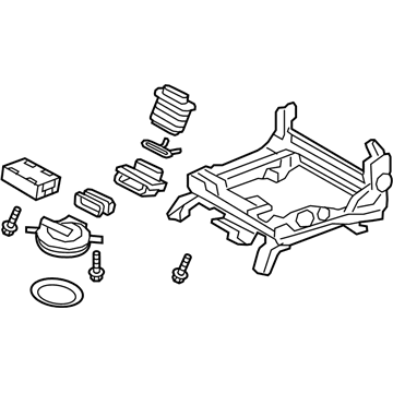 Nissan 87450-1EG2A ADJUSTER Assembly Front Seat, LH