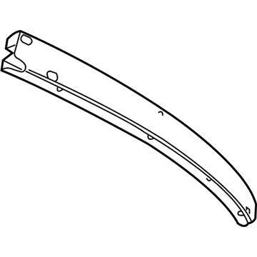Mopar 5113097AB Beam-Rear Bumper