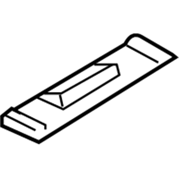 BMW 51-12-8-238-819 Trailer Coupling Flap, Prime-Coated