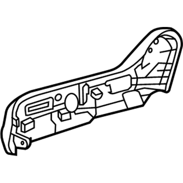 Acura 81238-TY2-A01ZA Cover, Passenger Side Reclining (Outer) (Light Orchid)