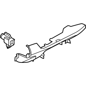 Nissan 68104-6RR0A Panel-Instrument Lower, Center