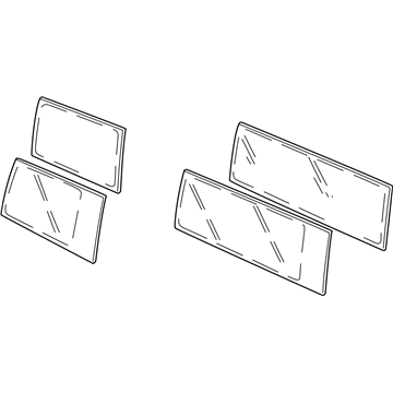 GM 20906511 Rear Glass
