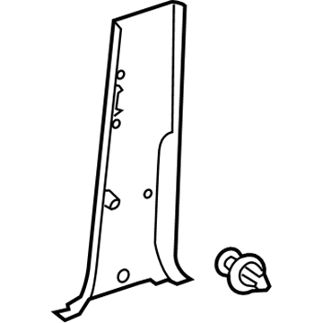 Lexus 62413-60090-C0 GARNISH, Center Pillar