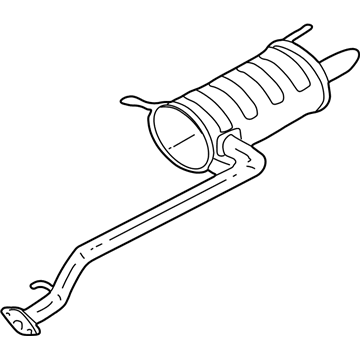 Hyundai 28700-3D800 Tail With Muffler Pipe