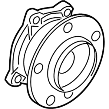 BMW 31-22-6-882-265 Wheel Hub With Bearing, Front