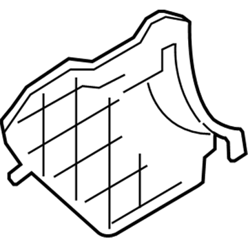 Hyundai 85823-1E001-WK Trim-Cowl Side LH