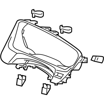 Acura 77201-TZ3-A01ZA Visor, Met (Premium Black)