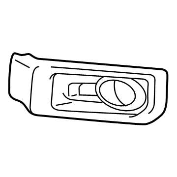 Toyota 52702-35010 Fog Lamp Bezel