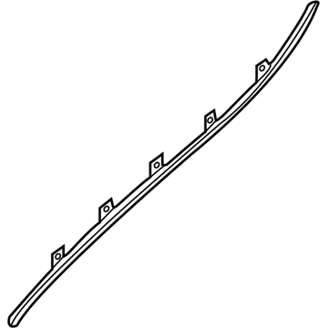 Infiniti 80922-1YZ0A Garnish-Front Door Waist, RH