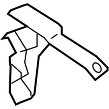 Infiniti 80958-1CA0A Bracket-Front Door Grip, Lower RH