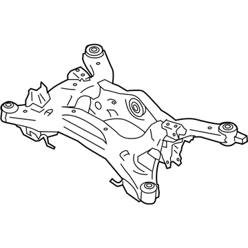 Infiniti 55400-1MG1C Member Complete - Rear Suspension