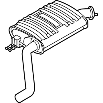 Hyundai 28650-CL110 MUFFLER ASSY-CENTER