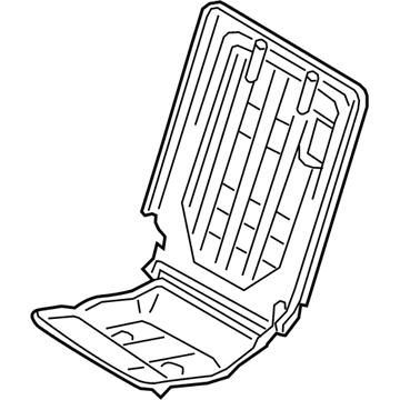 BMW 52-30-7-156-157 Seat And Backrest Frame Left
