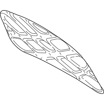 Hyundai 81125-2D502 Pad-Hood Insulating