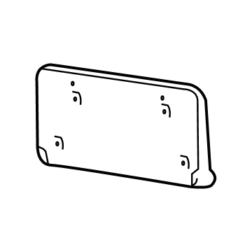 Mopar 68144511AD Bracket-License Plate