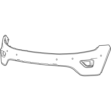 Mopar 68214172AA Front Upper Bumper Cover
