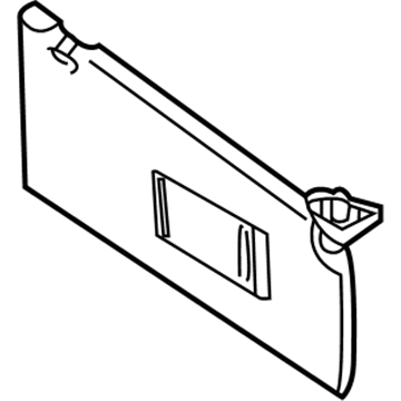 BMW 51-16-8-258-015 Left Sun Visor Make-Up Lamp