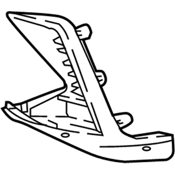 Lexus 53141-78050 Garnish, Radiator Grille