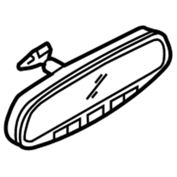 Kia 0K57T69220 Rear View Inside Mirror Assembly