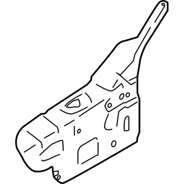 Ford GR3Z-6302542-A Weatherstrip Pillar Reinforcement Lower Reinforcement