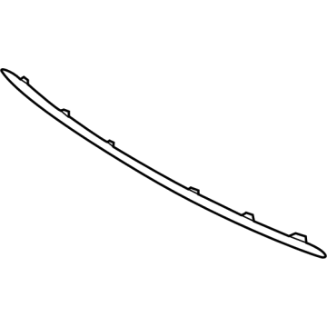 Kia 86688D9500 Moulding-Rear Bumper