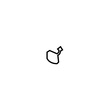 Kia 86617D9500 Cap-Rr Hook