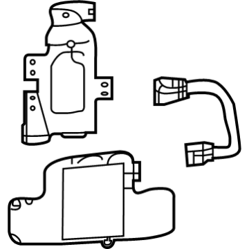 Kia 99140D9500 Unit Assembly-Rear CORNE