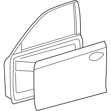 Lexus 67001-30861 Panel Sub-Assembly, Front Door Inside