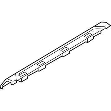 BMW 51-47-7-419-304 Cover Strip, Entrance, Inner, Front
