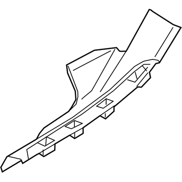 BMW 51-47-7-419-695 Cover Strip, Entrance, Rear, Inner Left