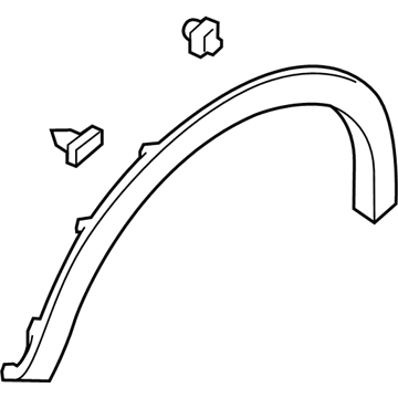 Nissan 63860-1KA0A MOULDING-FILLET, Front RH