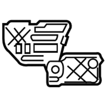 Lexus 81193-50020 RETAINER, HEADLAMP Protector