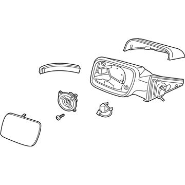 Ford BB5Z-17682-TA Mirror Outside