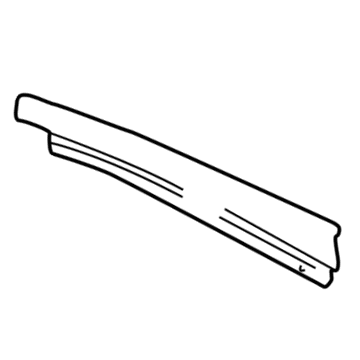 BMW 51-32-8-159-871 Moulding, Column B Front Left
