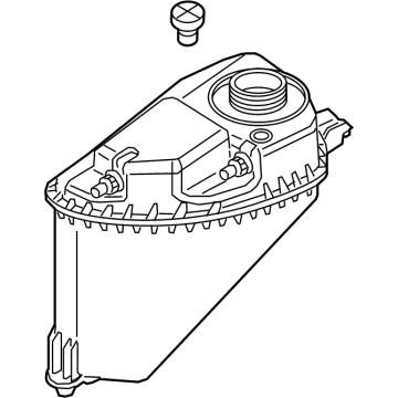 BMW 17-13-8-689-765 Radiator Coolant Overflow-Reservoir Expansion Tank