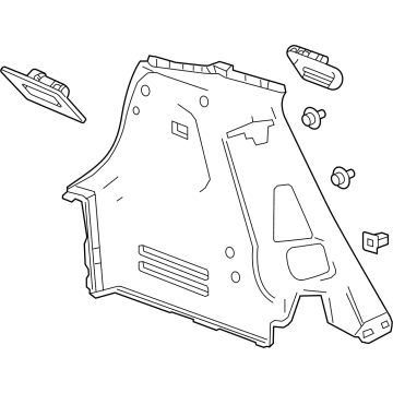 GM 42795455 Lower Quarter Trim