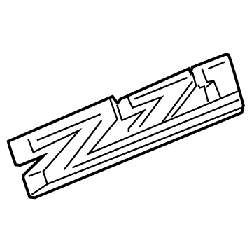 GM 84358093 Nameplate