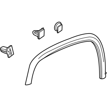 GM 84899336 Wheel Opening Molding