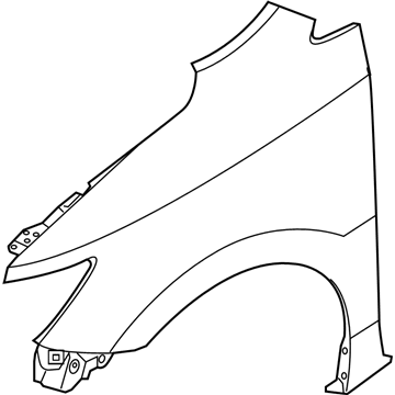 Nissan 63100-1JA0A Fender - Front, RH