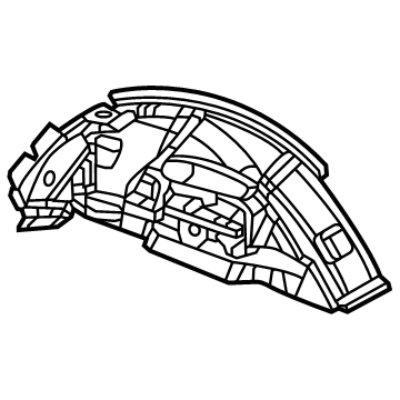 Mopar 68161173AA SILENCER-WHEELHOUSE Inner