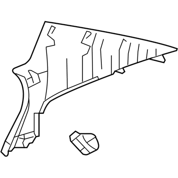 Lexus 62471-30510-A0 GARNISH, Roof Side